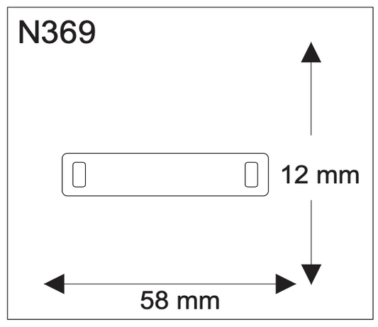 N-369 Shoelace Reflector